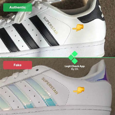 fake black adidas superstars|adidas counterfeit vs genuine.